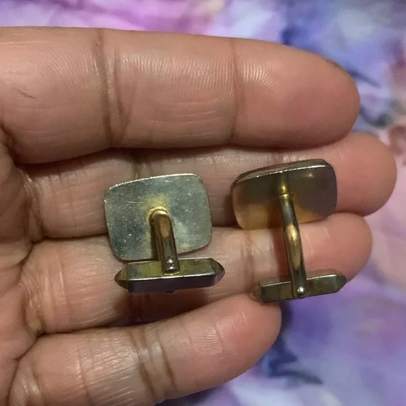 Vintage Rectangular Cuff links - Picture 3 of 3